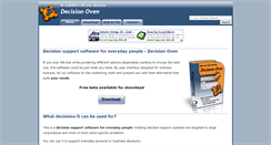 Desktop Screenshot of decisionoven.com